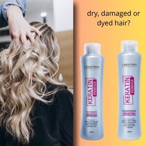 "Keratin Essence: The Perfect Solution for Dry and Damaged Hair" LANOSTERIN